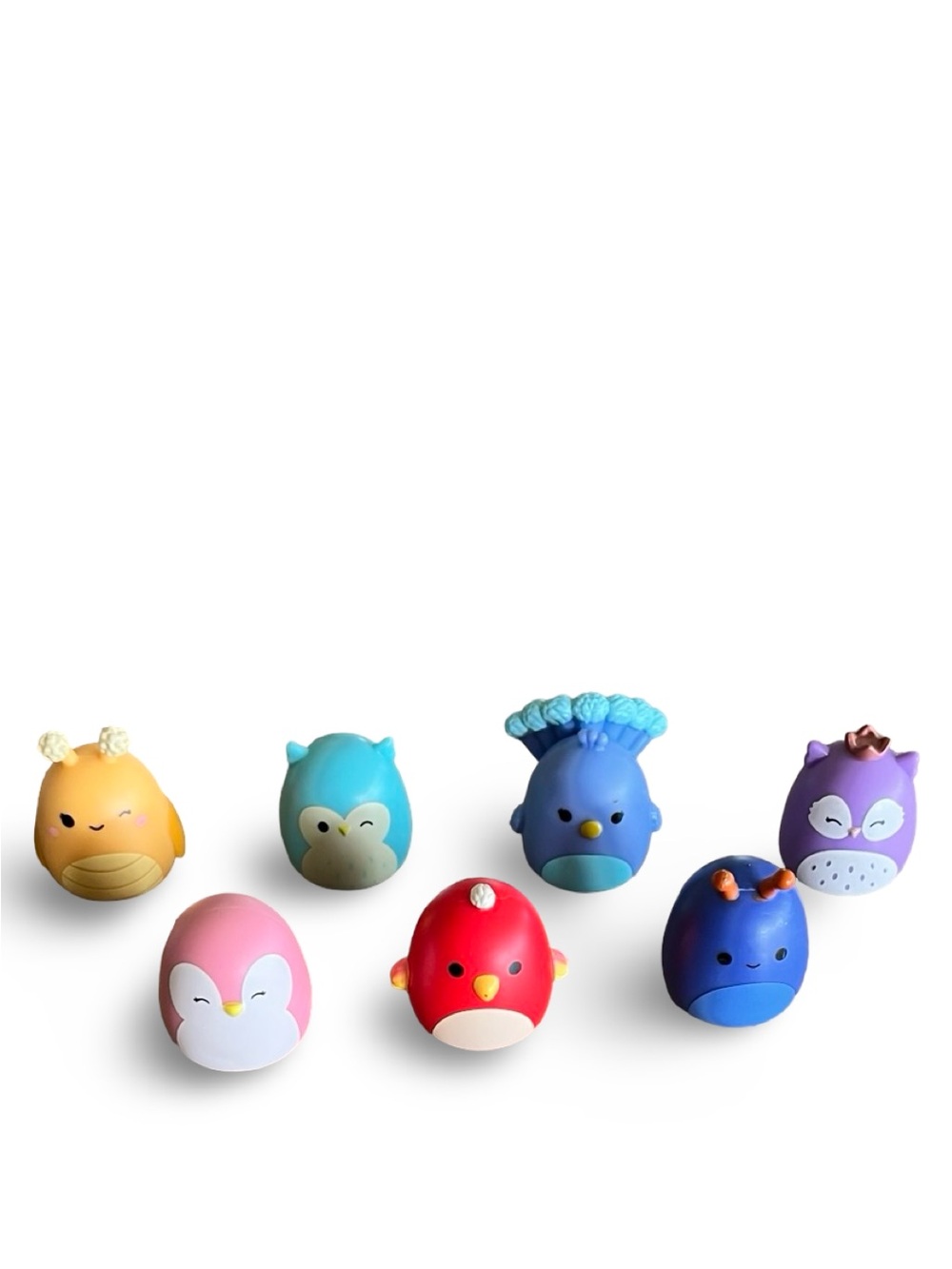 Squish-a-longs by Squishmallow Birds and Bugs Lot